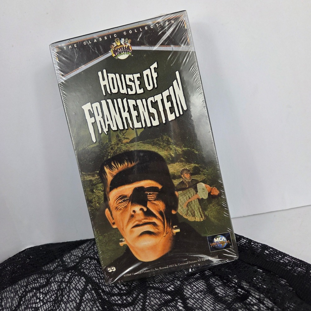 House of Frankenstein VHS 1992 MCA Universal Classic Collection Karloff NEW